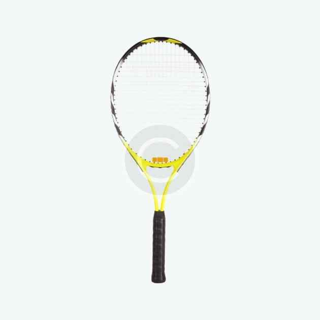 Yellow tennis racket